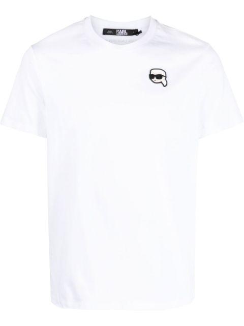 Ikon organic-cotton T-shirt by KARL LAGERFELD