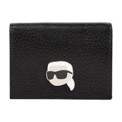 Ikon pebble bi-fold wallet by KARL LAGERFELD