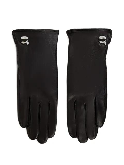 Ikon pin gloves by KARL LAGERFELD