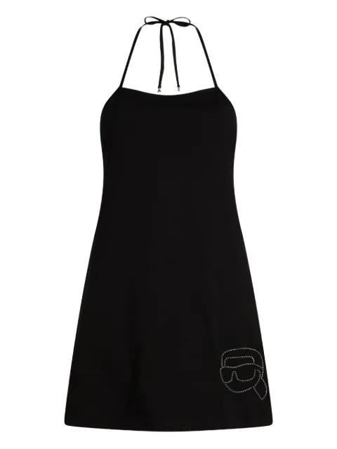 Ikon rhinestone beach dress by KARL LAGERFELD