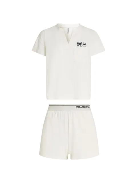 Ikon short pajama set by KARL LAGERFELD
