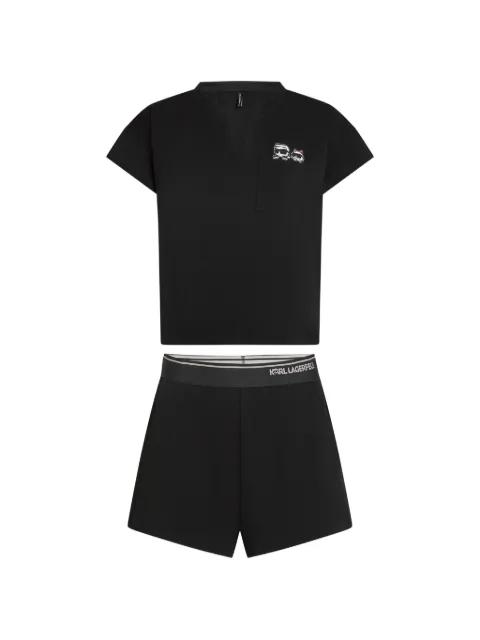 Ikon short pyjama set by KARL LAGERFELD