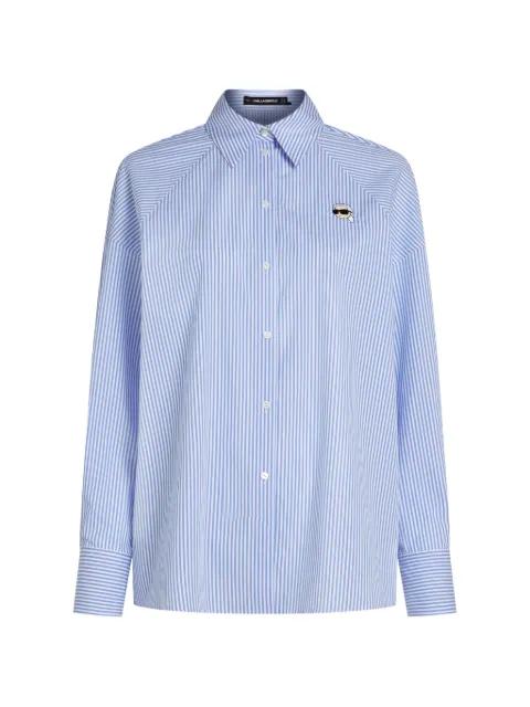Ikon stripe-pattern shirt by KARL LAGERFELD