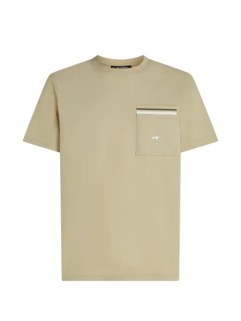 Ikon stripe pocket T-shirt by KARL LAGERFELD