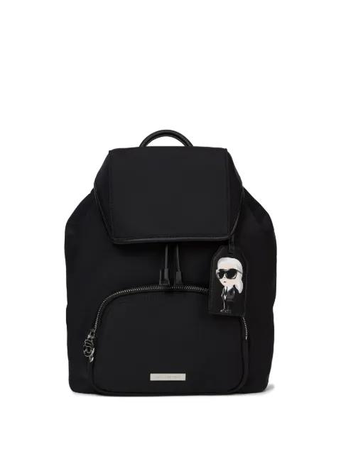Ikon tag backpack by KARL LAGERFELD