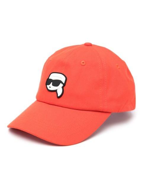 Ikonik Karl cotton baseball cap by KARL LAGERFELD