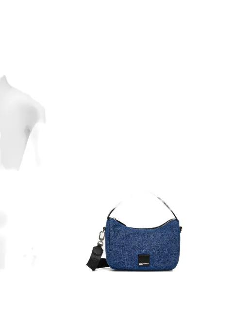 Box Logo denim crossbody bag by KARL LAGERFELD JEANS