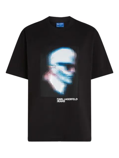 Digitized Karl T-shirt by KARL LAGERFELD JEANS