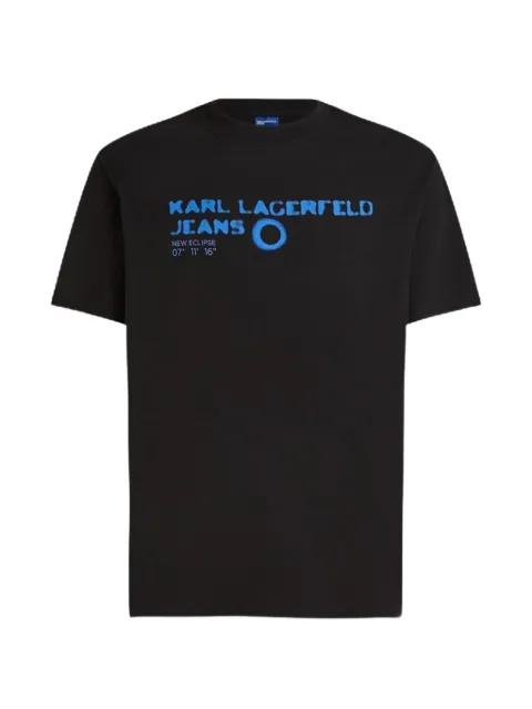 Eclipse logo regular T-shirt by KARL LAGERFELD JEANS
