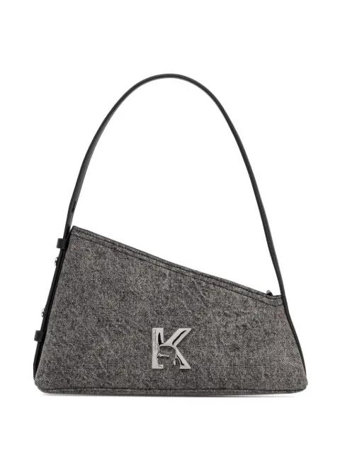 Geo denim shoulder bag by KARL LAGERFELD JEANS