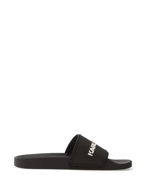 Kondo Ii Long logo-print slides by KARL LAGERFELD JEANS
