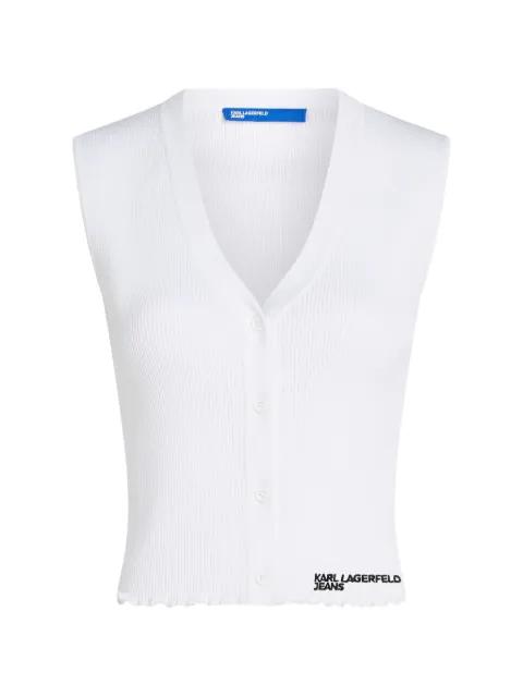V-neck top by KARL LAGERFELD JEANS