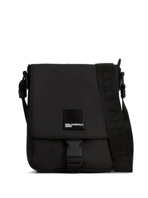 Venture logo-plaque messenger bag by KARL LAGERFELD JEANS