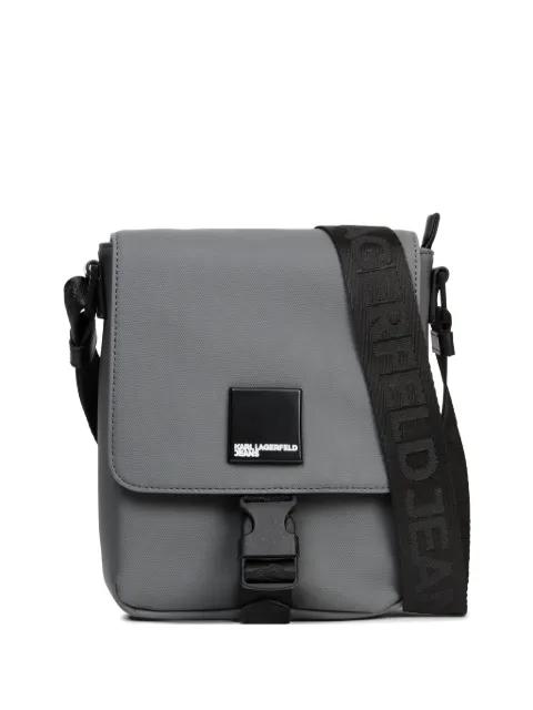 Venture logo-plaque messenger bag by KARL LAGERFELD JEANS