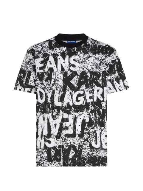 all-over logo-print T-shirt by KARL LAGERFELD JEANS