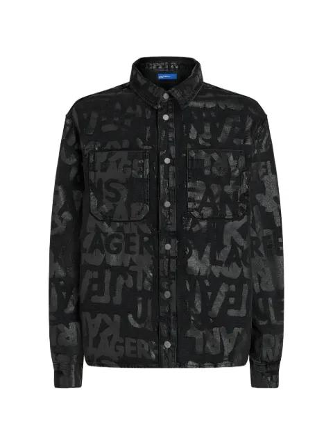 all-over logo-print shirt by KARL LAGERFELD JEANS