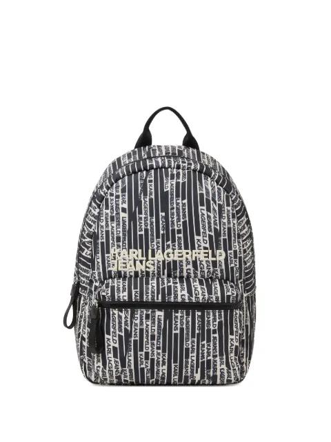 all-over print backpack by KARL LAGERFELD JEANS