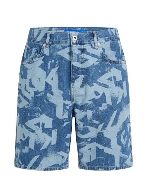 all-over print shorts by KARL LAGERFELD JEANS