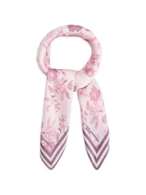 allover floral print bandana scarf by KARL LAGERFELD JEANS