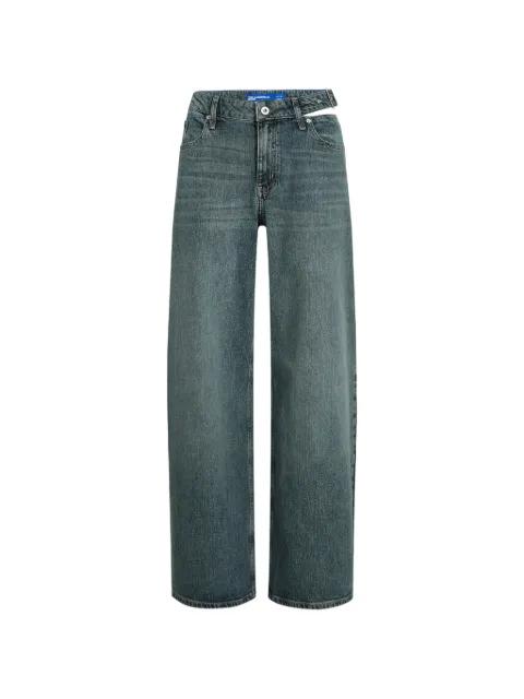 buckle cut-out jeans by KARL LAGERFELD JEANS