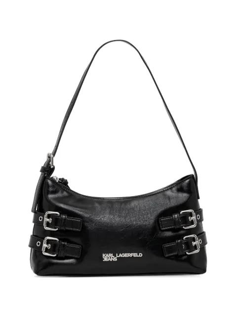 buckle-detail shoulder bag by KARL LAGERFELD JEANS