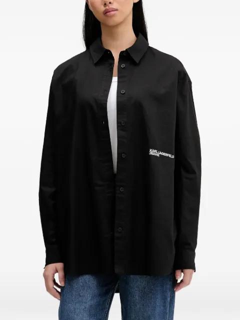 buttoned long-sleeve shirt by KARL LAGERFELD JEANS
