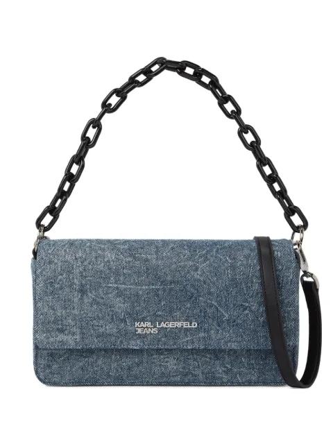 chain top-handle crossbody bag by KARL LAGERFELD JEANS