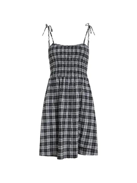 checked strappy mini dress by KARL LAGERFELD JEANS