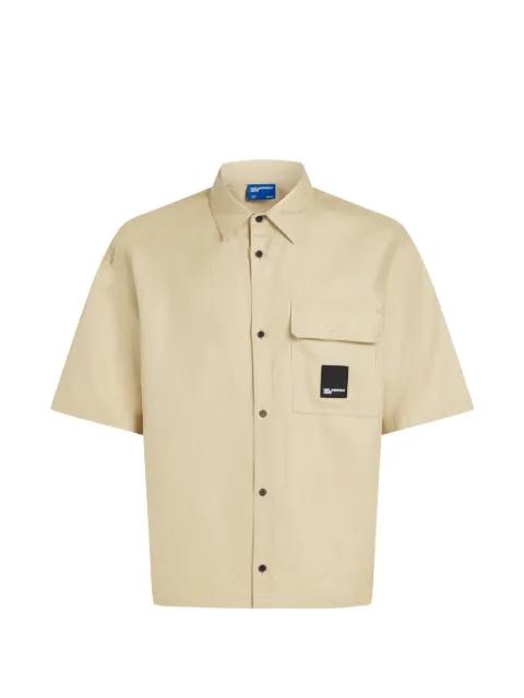 chest-pocket short-sleeve shirt by KARL LAGERFELD JEANS