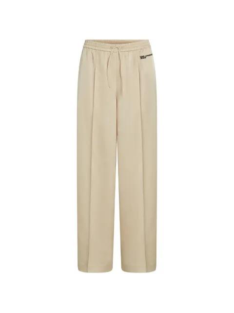 contrast-logo trousers by KARL LAGERFELD JEANS