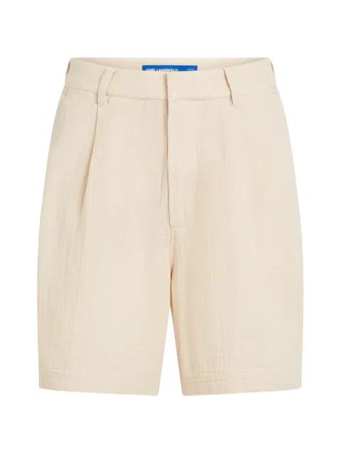 crinkled shorts by KARL LAGERFELD JEANS