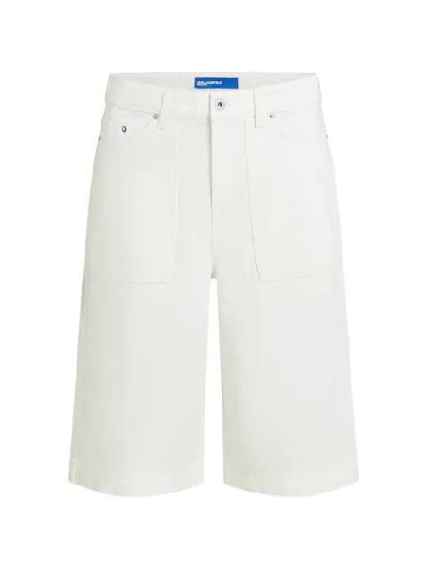 denim bermuda shorts by KARL LAGERFELD JEANS