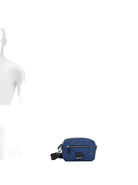 denim zip-fastening mini bag by KARL LAGERFELD JEANS