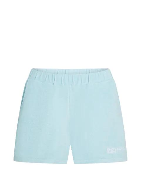 embroidered-logo shorts by KARL LAGERFELD JEANS
