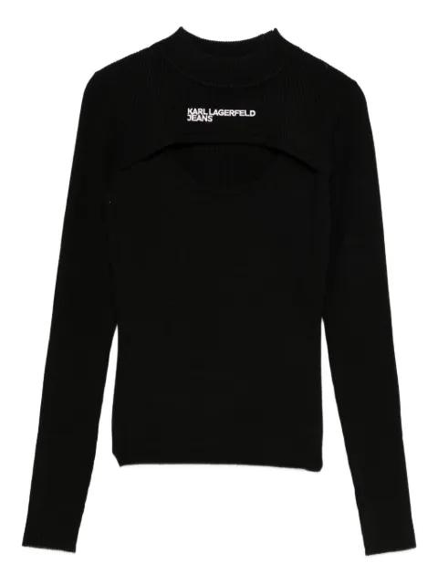 fine-ribbed jumper by KARL LAGERFELD JEANS