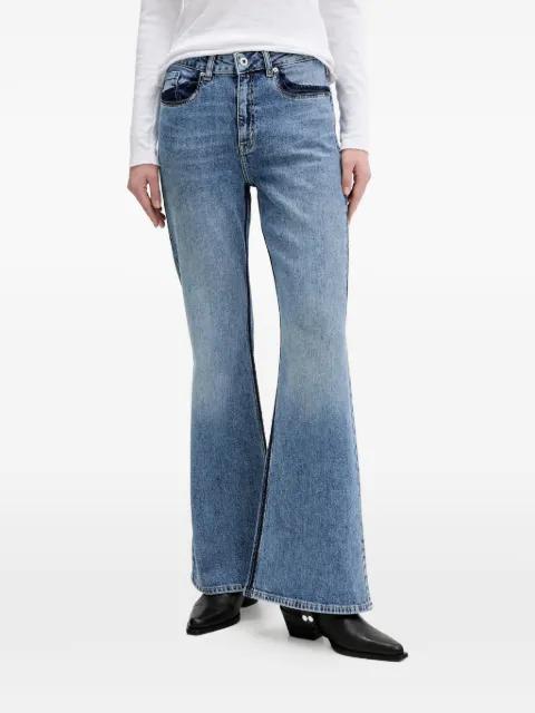 flared-leg jeans by KARL LAGERFELD JEANS