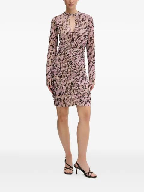 gathered mini dress by KARL LAGERFELD JEANS