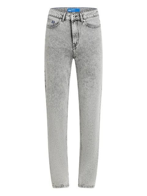 high-rise mom jeans by KARL LAGERFELD JEANS