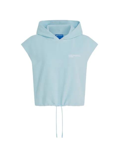 hoodied sleeveless vest by KARL LAGERFELD JEANS