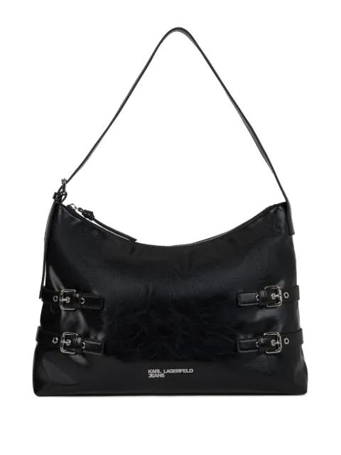large buckle shoulder bag by KARL LAGERFELD JEANS