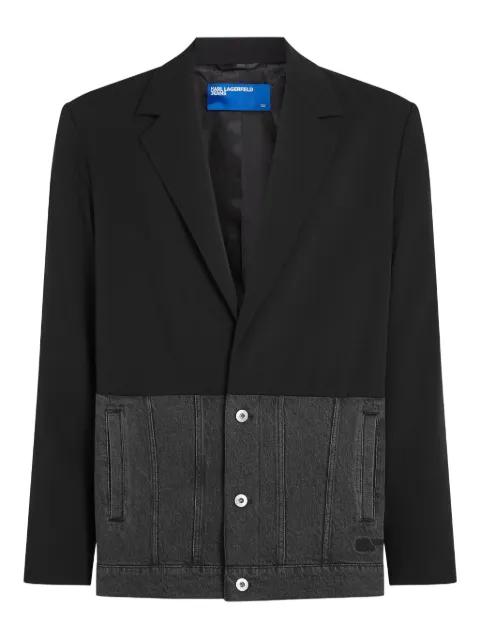 layered-design blazer by KARL LAGERFELD JEANS