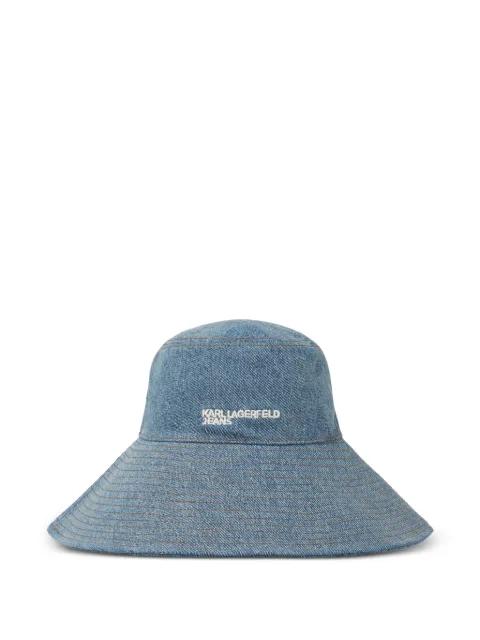 logo bucket hat by KARL LAGERFELD JEANS