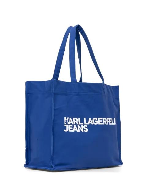 logo canvas tote bag by KARL LAGERFELD JEANS