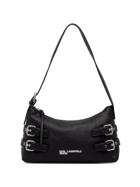 logo-detail buckled tote bag by KARL LAGERFELD JEANS