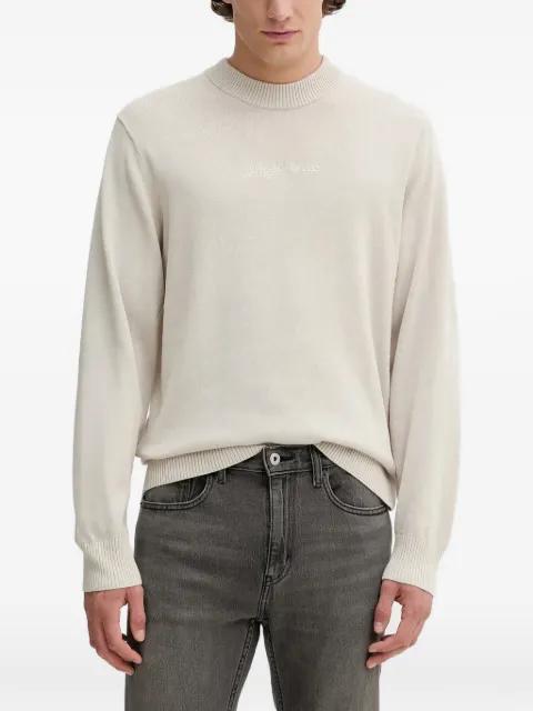 logo-detail crew-neck sweater by KARL LAGERFELD JEANS