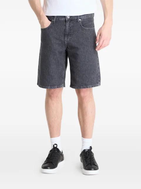 logo-detail denim shorts by KARL LAGERFELD JEANS
