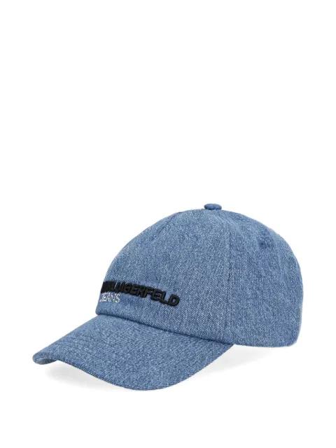 logo-embroidered cap by KARL LAGERFELD JEANS