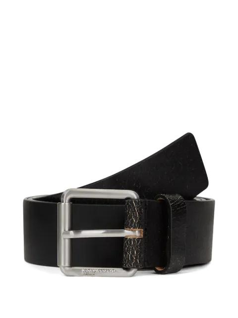 logo-engraved leather belt by KARL LAGERFELD JEANS