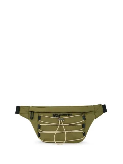 logo-lettering belt bag by KARL LAGERFELD JEANS