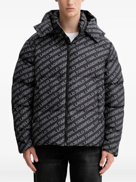 logo-padded jacket by KARL LAGERFELD JEANS